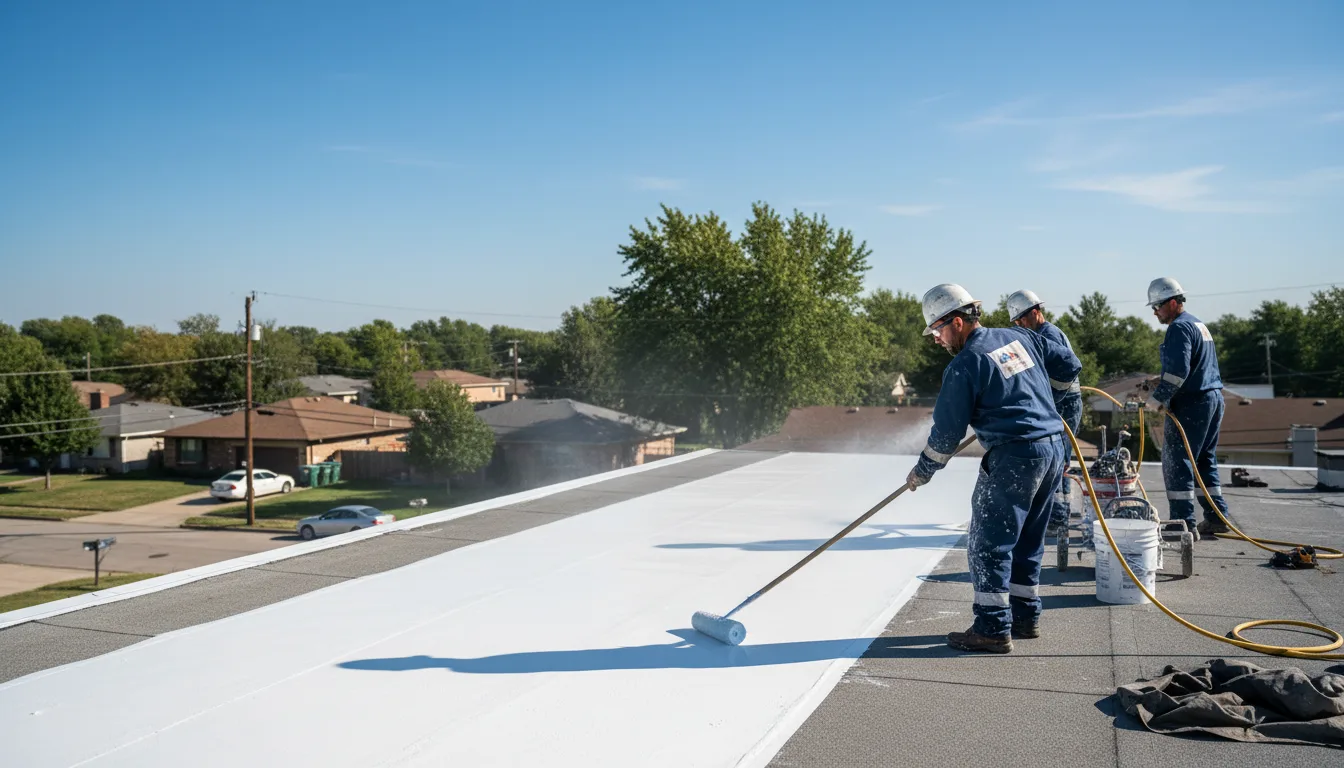 Commercial roof coating in Durhamville, NY near me